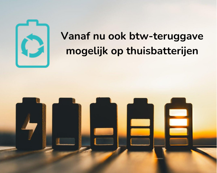 Btw-teruggave op thuisbatterijen